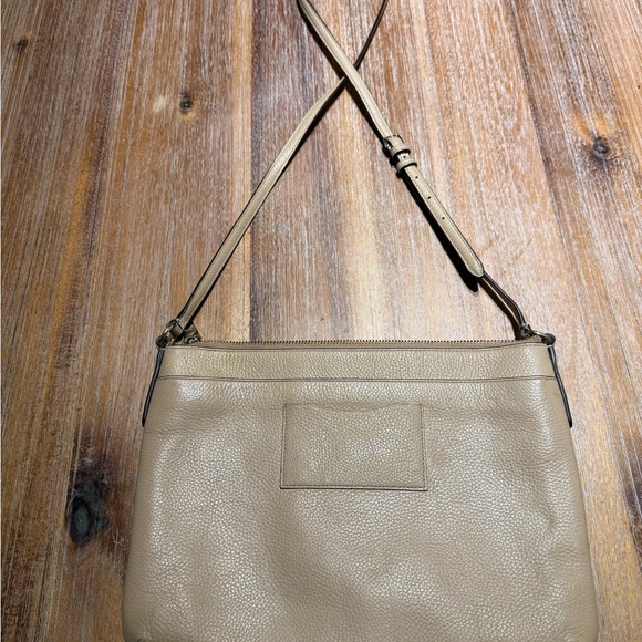Coach Beige Leather Crossbody Bag **Free surprise gift with purchase! - Picture 2 of 8
